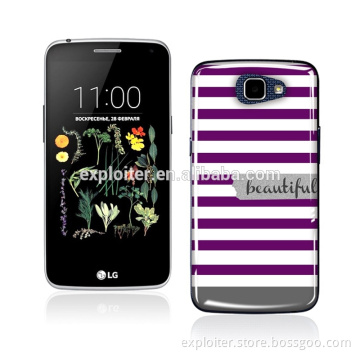 Ultra thin epoxy resin custom printed case for LG k5 back case